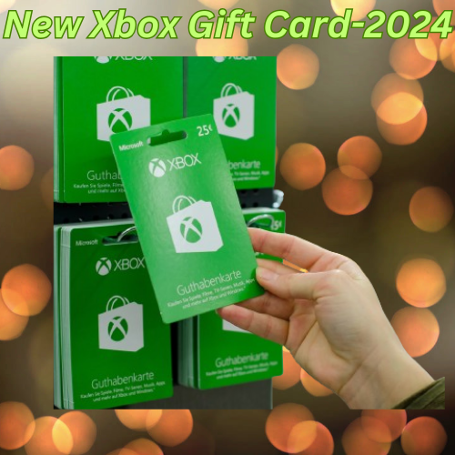 New Xbox Gift Card -2024